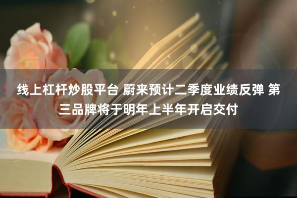 线上杠杆炒股平台 蔚来预计二季度业绩反弹 第三品牌将于明年上半年开启交付