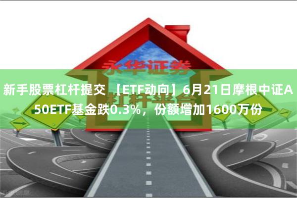 新手股票杠杆提交 【ETF动向】6月21日摩根中证A50ETF基金跌0.3%，份额增加1600万份