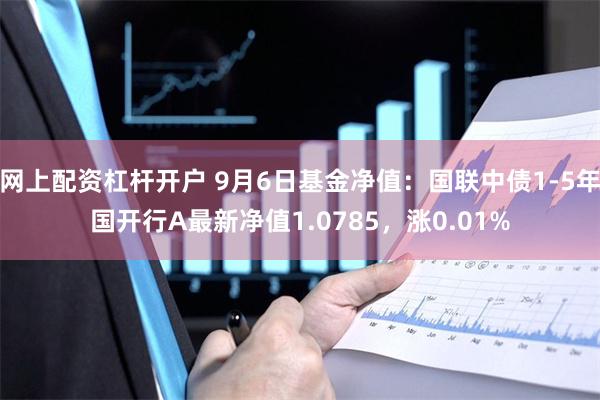 网上配资杠杆开户 9月6日基金净值：国联中债1-5年国开行A最新净值1.0785，涨0.01%